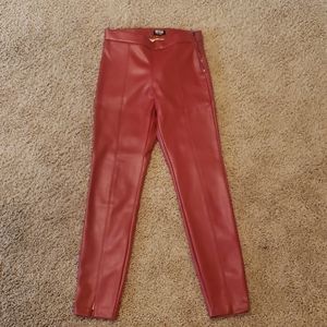 Zara Trafaluc Leather Leggings